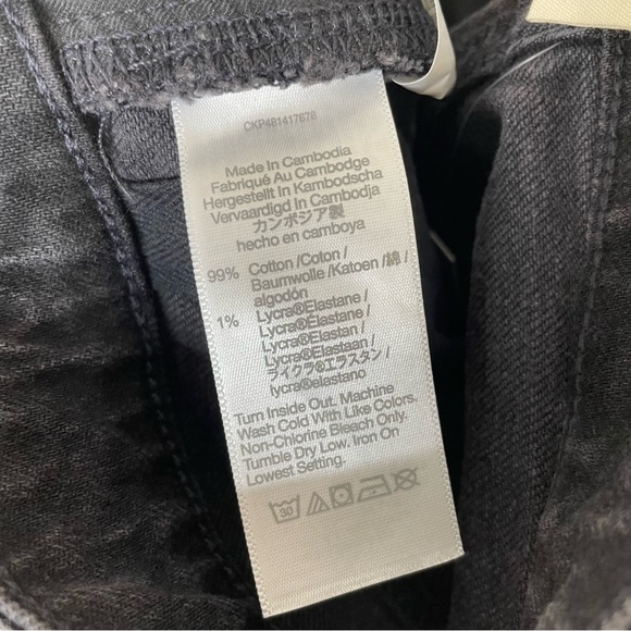 NEW Madewell Black Belmere Wash Comfort Stretch Curvy 90s Straight Jean Size 32 - Picture 10 of 10